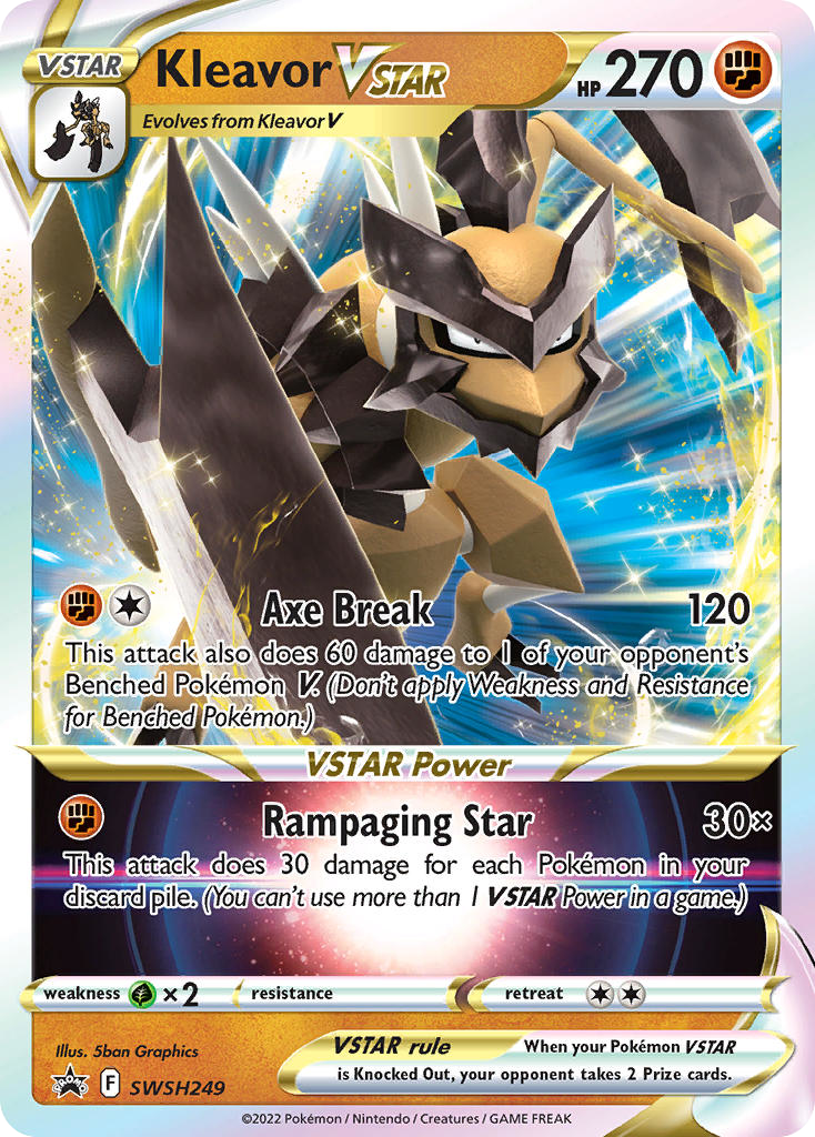 Sword & Shield Promo’s Kleavor VSTAR #249